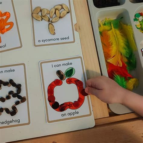 12 Autumn Play Dough Mats Loose Parts Play Playdough Play Doh