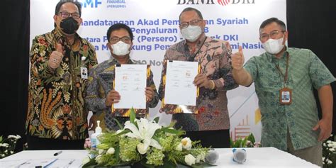 UUS Bank DKI Peroleh Fasilitas Pembiayaan Rp479 Miliar Dari SMF