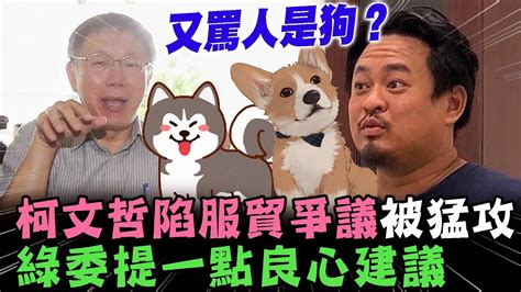 又罵人是狗？柯文哲陷服貿爭議被對手猛攻 綠委洪申翰提一點良心建議！【新聞大爆報】 Youtube