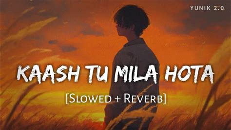 Kaash Tu Mila Hota Slowed And Reverb Jubin Nautiyal Ja Humse Juda