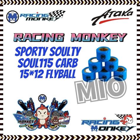 RACING MONKEY FLYBALL MIO SPORTY SOULTY 7G 8G 9G 10G 11G 12G Shopee