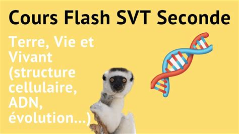 La Terre La Vie Et Le Vivant Cours De Svt Seconde Youtube