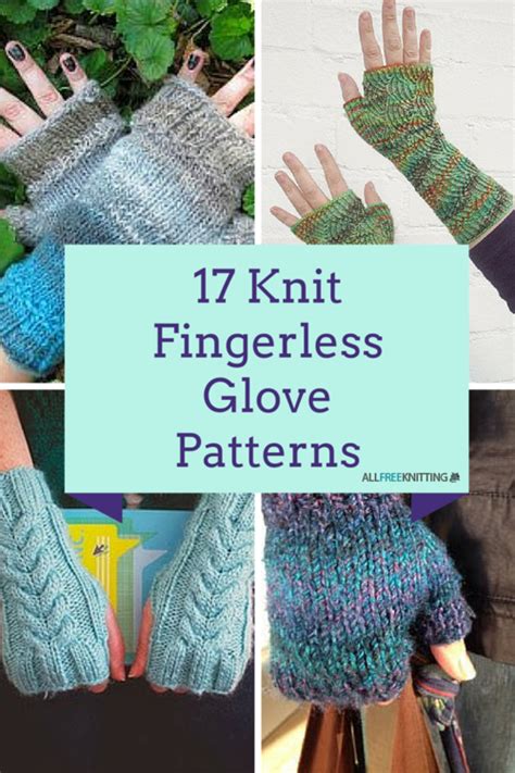 17 Knit Fingerless Glove Patterns | AllFreeKnitting.com