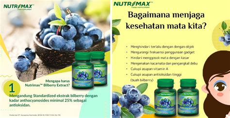 Jual Nutrimax Bilberry Extract Suplemen Kesehatan 30 Capsules Di