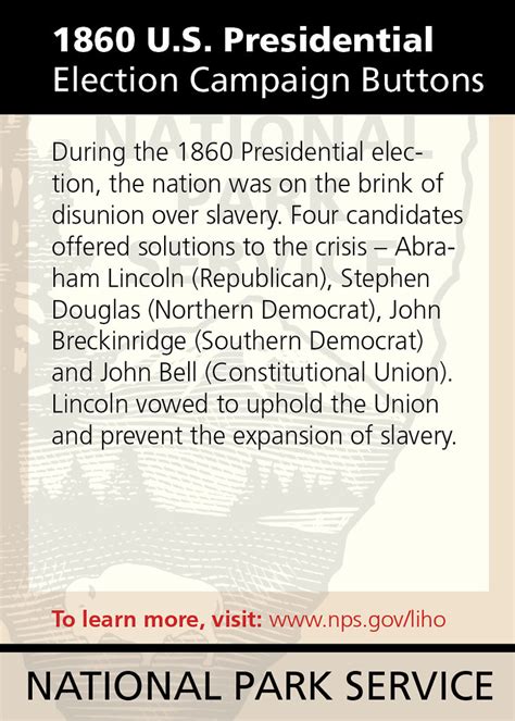 1860 U.S. Presidential Election Campaign Buttons | During th… | Flickr