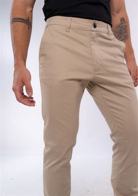 Pantalon Corte Chino Rousen Beige Jc Moda Tienda Online