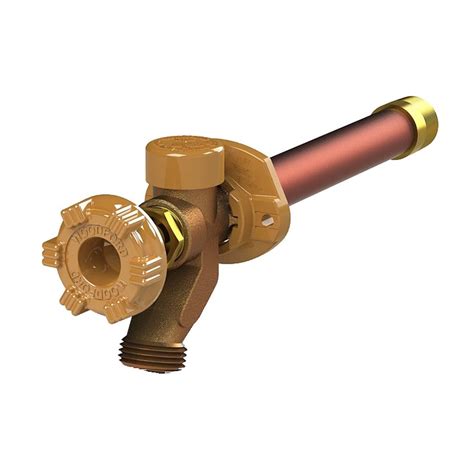 Shop Woodford 4 In L 3 4 In Dual Pattern Brass Frost Proof Sillcock Valve At