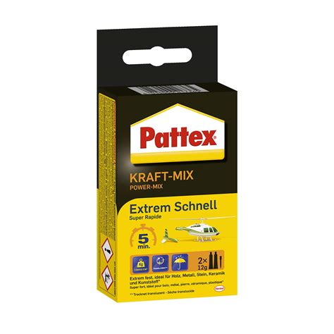 Pattex Kraft Mix Extrem Schnell Extrem Schnell H Rtender Komponenten