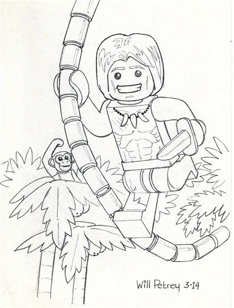 Lego Tarzan Pencils by WillPetrey on DeviantArt