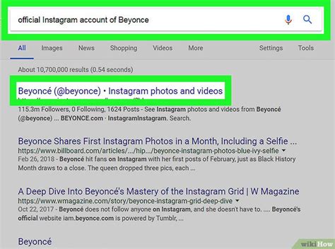 how to find an account on instagram