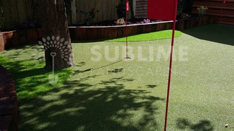 Artificial Grass Putting Green Bespoke Artificial Grass Designs By Sublime Landscaping Cork