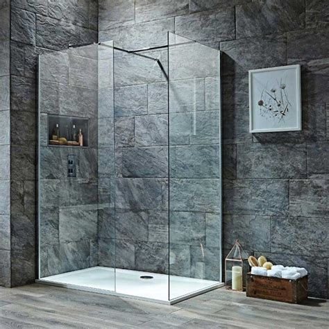 Harbour I8 8mm 2m Tall Easy Clean Wetroom 2 Panel Pack Tap Warehouse