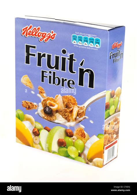 Kelloggs Fruit N Fibre Stock Photo Alamy