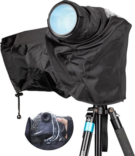 Jjc Waterproof Dslr Camera Lens Rain Cover Raincoat Gear Outdoor Dust Sleeve Protector For Canon