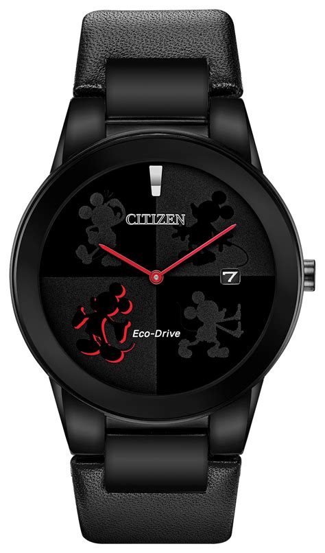 Citizen Mickey Mouse Mens Eco Drive Black Watch Citizen