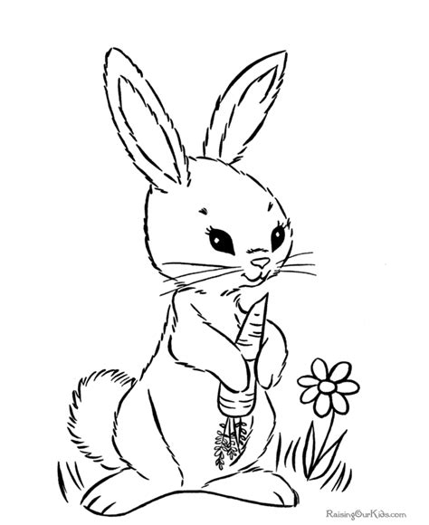 Free Printable Bunny Coloring Pages - Coloring Home