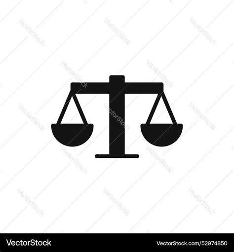 scale icon symbol  white background royalty  vector