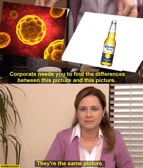 Virus Corona Beer Meme - Pandemic 2020