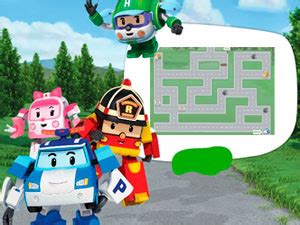 Robocar Poli Labyrinthe game play free online