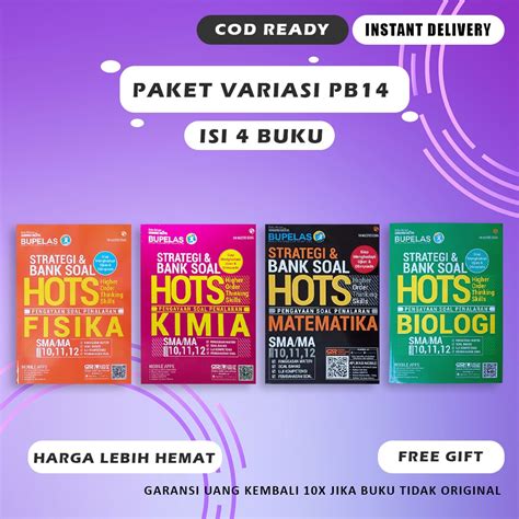 Jual Paket Buku Pelajaran Sma Strategi Bank Soal Hots Sma Ma Kelas