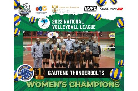 Gauteng Thunderbolts Crowned 2022 National Volleyball League Champions