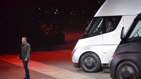 Musk Tesla Delivers First Semi Truck To Pepsi