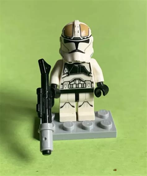 Lego Figurine Star Wars Soldat Clone Trooper Gunner Sw Eur