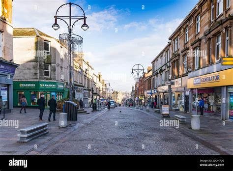 Hamilton Scotland Uk 25 November 2020 Hamilton In South Lanarkshire Very Quiet During