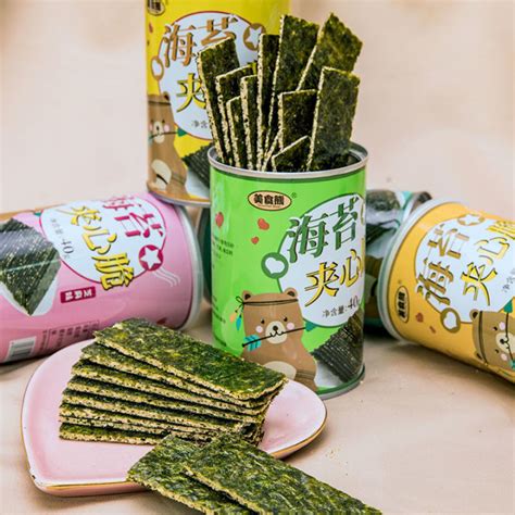 Liangpinpu Sesame Seaweed Sandwich Crispy Seaweed Snacks Canned No