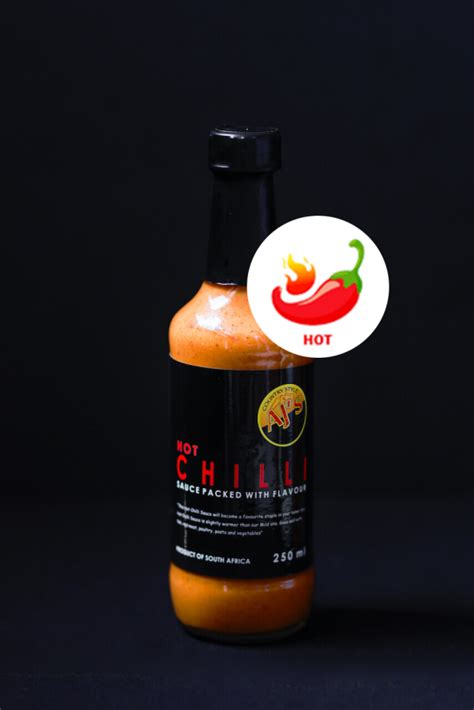 Hot Chilli Sauce 250ml Ajs Food Products