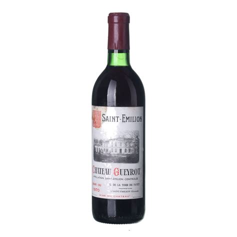 1970 Saint Emilion Grand Cru Château Gueyrot VIATEMPIA