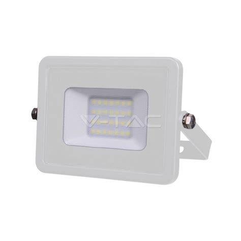 Faro LED Proiettore Ultraslim Bianco Per Esterno IP65 20 W Modello V