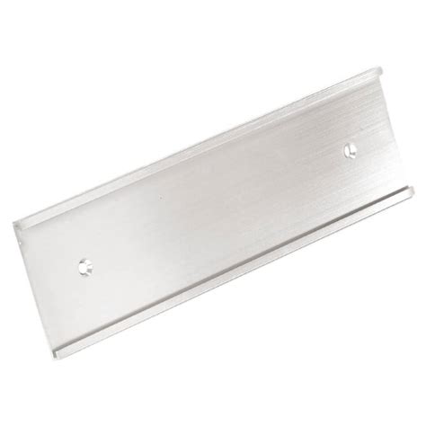 2 X 8 Silver Aluminum Wall Sign Bracket Closeout Products From