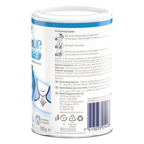 Nestlé Resource ThickenUp Clear 125g | Instant Food & Drink Thickener