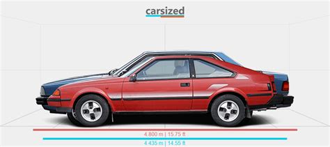 Dimensions Toyota Celica 1981 1985 Vs Volvo 780 1986 1990