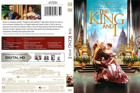 The King and I (1956) R1 DVD Cover - DVDcover.Com