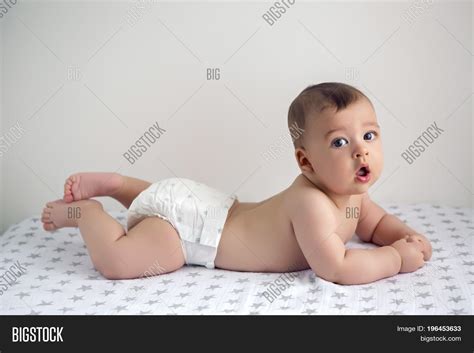 Naked Baby Diapers Image Photo Free Trial Bigstock