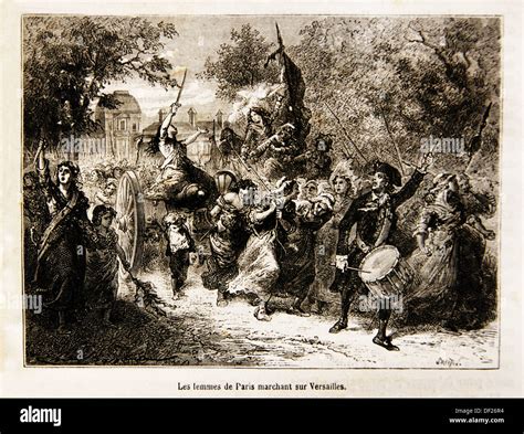 Women´s March on Versailles, French Revolution (18th century), France ...