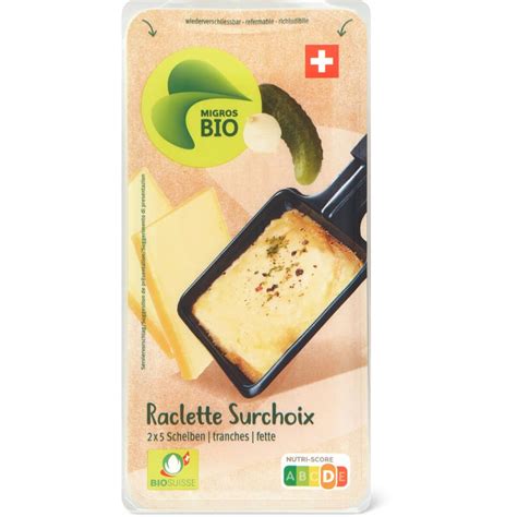 Migros Bio Raclette Surchoix X Scheiben Migros