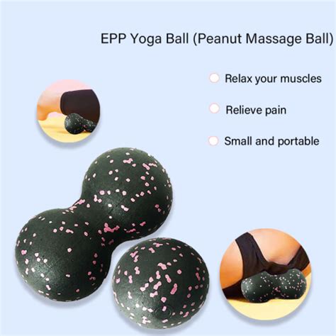 Myofascial Release Fitness Peanut Massage Ball Fascia Massager Roller