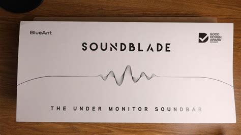 Blueant Soundblade Under Monitor Soundbar Youtube