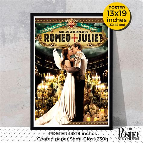 Romeo Juliet Poster 1996 โปสเตอร์ โรมิโอ แอนด์ จูเลียต วิลเลี่ยม เ