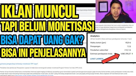 Belum Monetisasi Tapi Ada Iklan Di Youtube Shorts Iklan Muncul Di