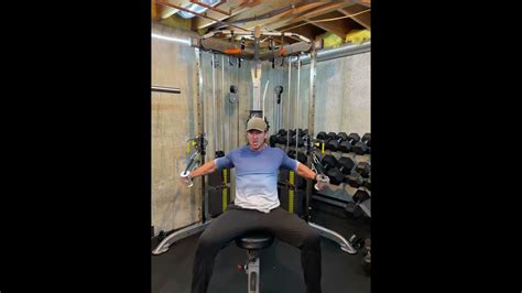 Seated Cable Chest Fly Youtube