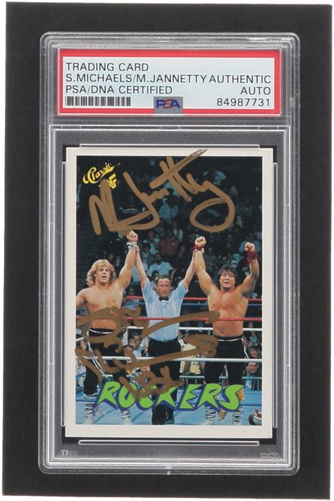 Shawn Michaels & Marty Jannetty Signed 1990 Classic WWF #121 The ...