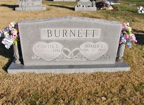 Cloetta L Toots Marriott Burnett 1925 1998 Memorial Find A Grave