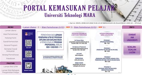 Permohonan Kemasukan Uitm Sesi Tahun Lepasan Spm Semak