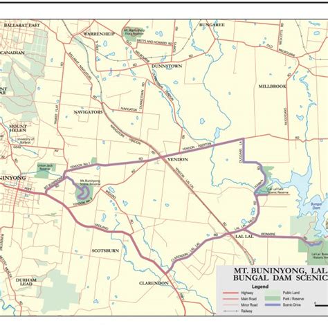 Maps Buninyong Walks