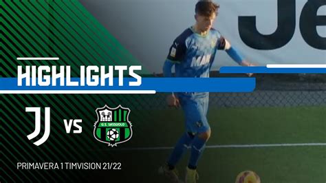 Primavera Timvision Juventus Sassuolo Highlights Youtube