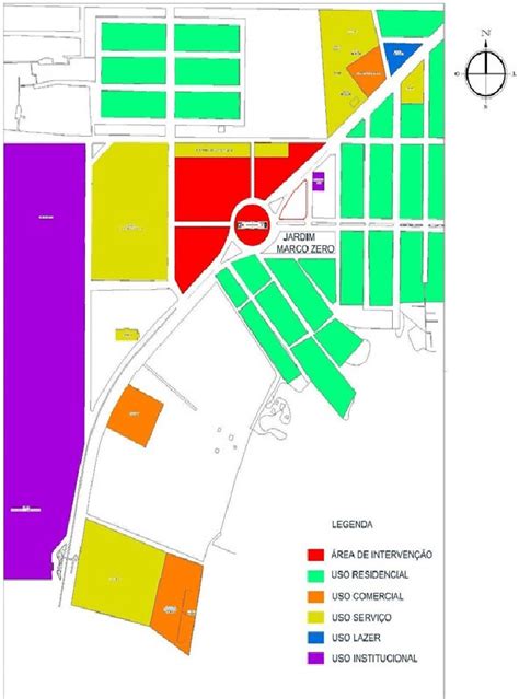 Mapa Ilustrando A Classifica O De Usos E Ocupa O Do Solo Do Entorno